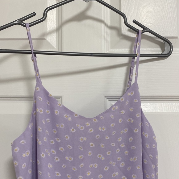 Lilac Floral Pink Rose Tank Top - S - Picture 7 of 10